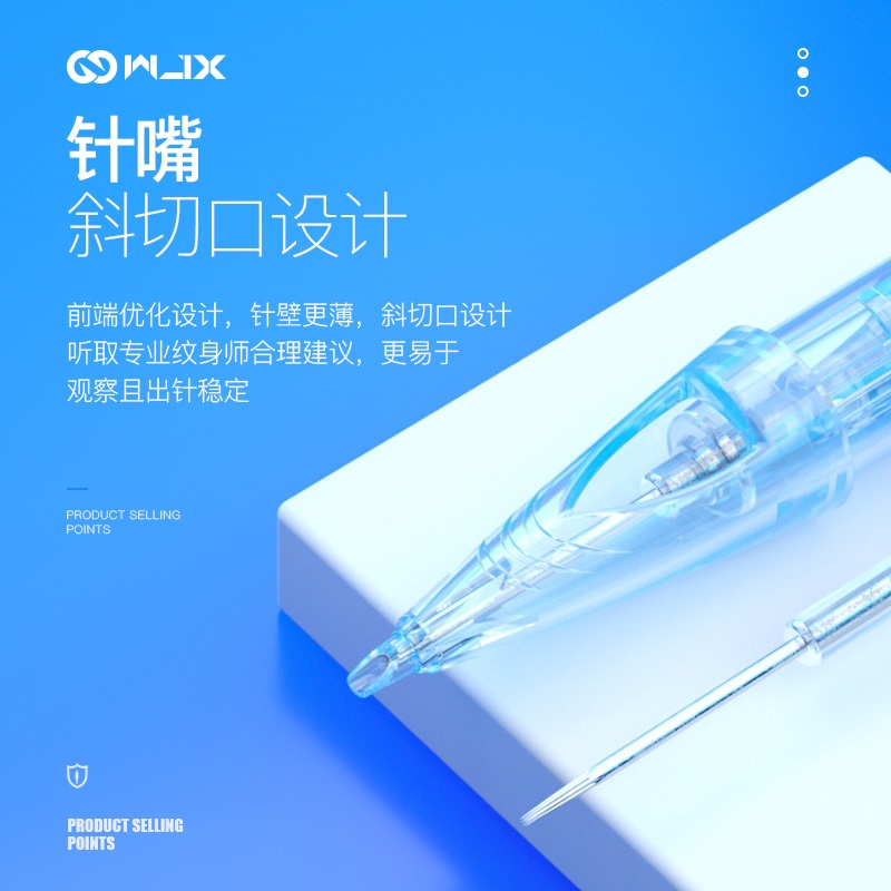 Set 10 Kim Xăm Vĩnh Viễn WJX RL Dùng Một Lần Cho Máy Xăm