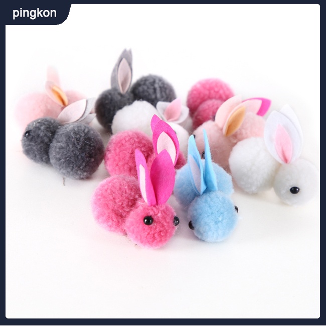 Thỏ Nhồi Bông Mini Treo Trang Trí Lễ Phục Sinh Diy