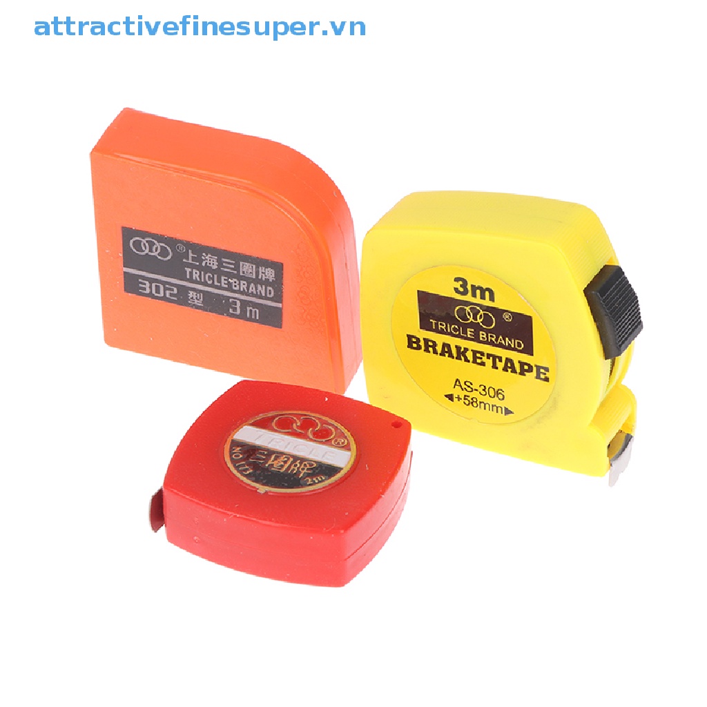 Thước Dây Rút Mini 2 / 3M Bằng Kim Loại Tiện Dụng