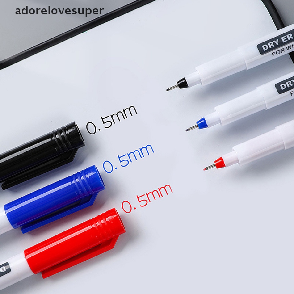 Ad1vn Bút Lông Viết Bảng Trắng Mỏng 0.5MM Không Thấm Nước Tẩy Xóa Được
