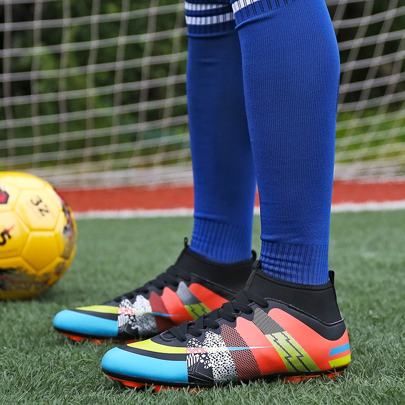 Giày Bóng Đá Đinh Dài Chống Trượt w5iw5 Dành Cho Trẻ Em Và Người Lớn FG / TF