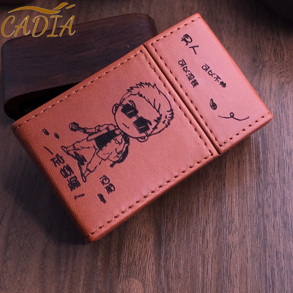 Hộp Đựng Thuốc Lá 20 Que Bằng Da Cao Cấp Có Thể Tùy Chỉnh