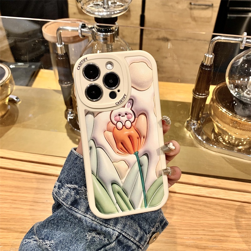 Ốp Điện Thoại Hình Thỏ Cho Vivo V2043 V2026 V2027 V2029 1901 1902 1904 1906 1938 1935 1819 1915 1723 1609 1806 1907 1811 1815 113