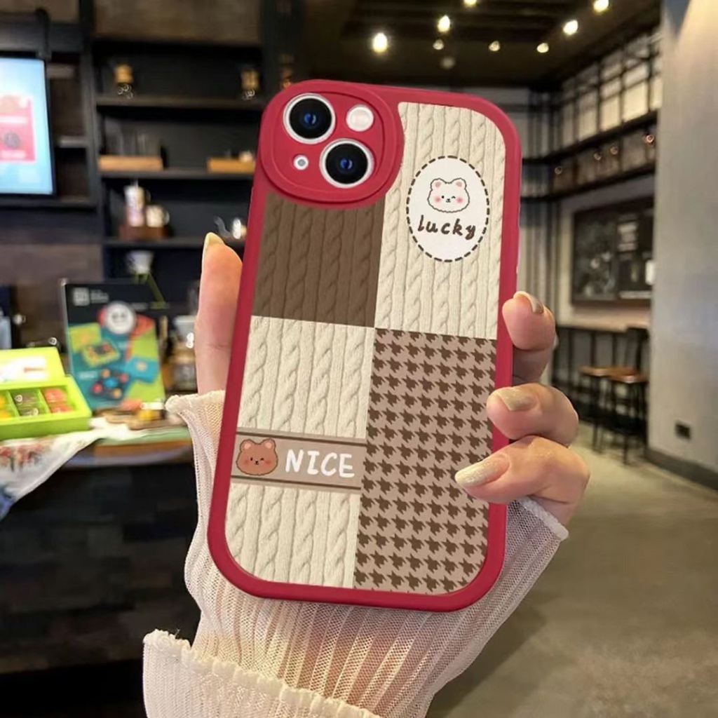 ✅Ốp Điện Thoại Vân Đan Hình Thỏ Chống Sốc Cho iPhone13pro max 14 / 12 / 11 7 / 8plus xr