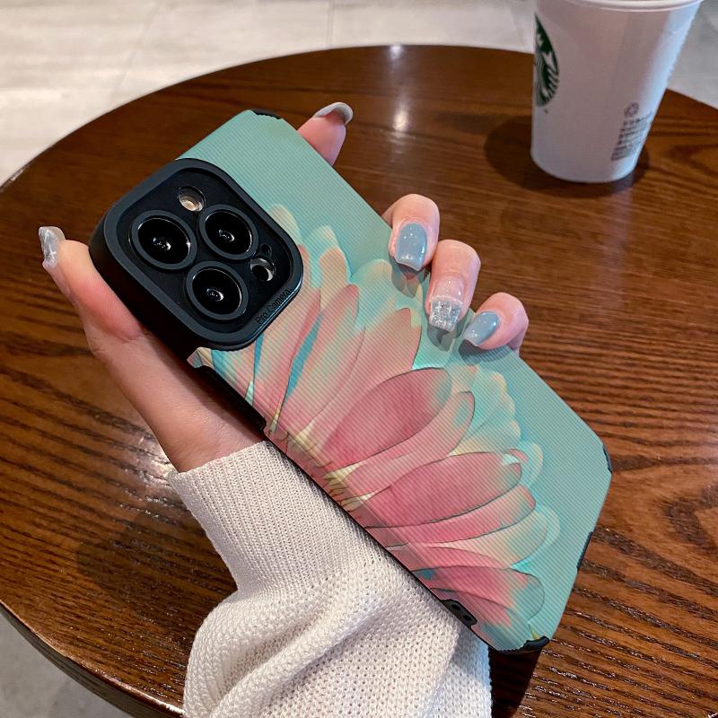 Ốp Điện Thoại Họa Tiết Cánh Hoa Nhiều Màu Xinh Xắn Cho Iphone 11 / 12 / 13 / 14pro XR 14 6 6s 8 7 Plus X XS Max SE2