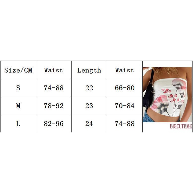 [] Áo Ống Mini Không Tay Hở Lưng In Hình Hoa Sen / Đôi Mắt Thời Trang Mùa Hè Dành Cho Nữ