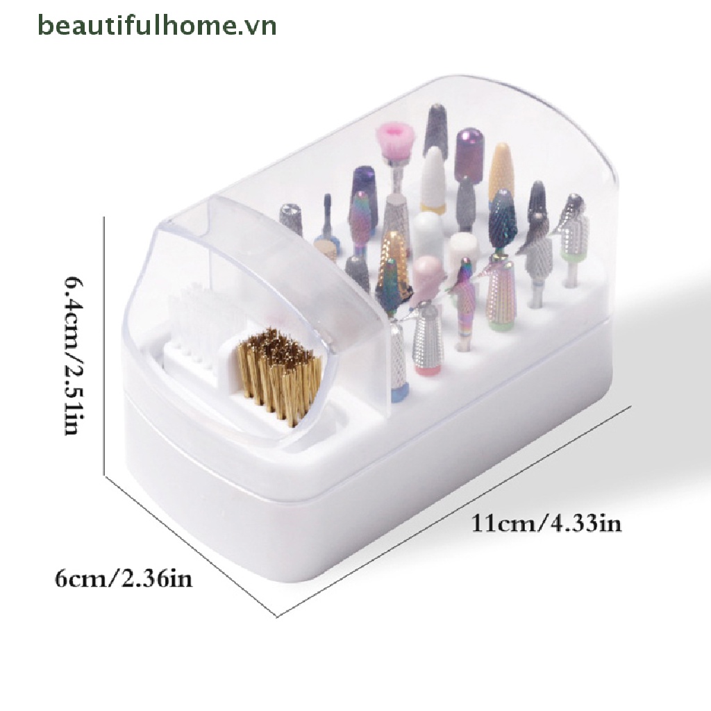 Giá Đỡ Mũi Khoan Acrylic 30 Lỗ Chuyên Dụng Cho Làm Móng