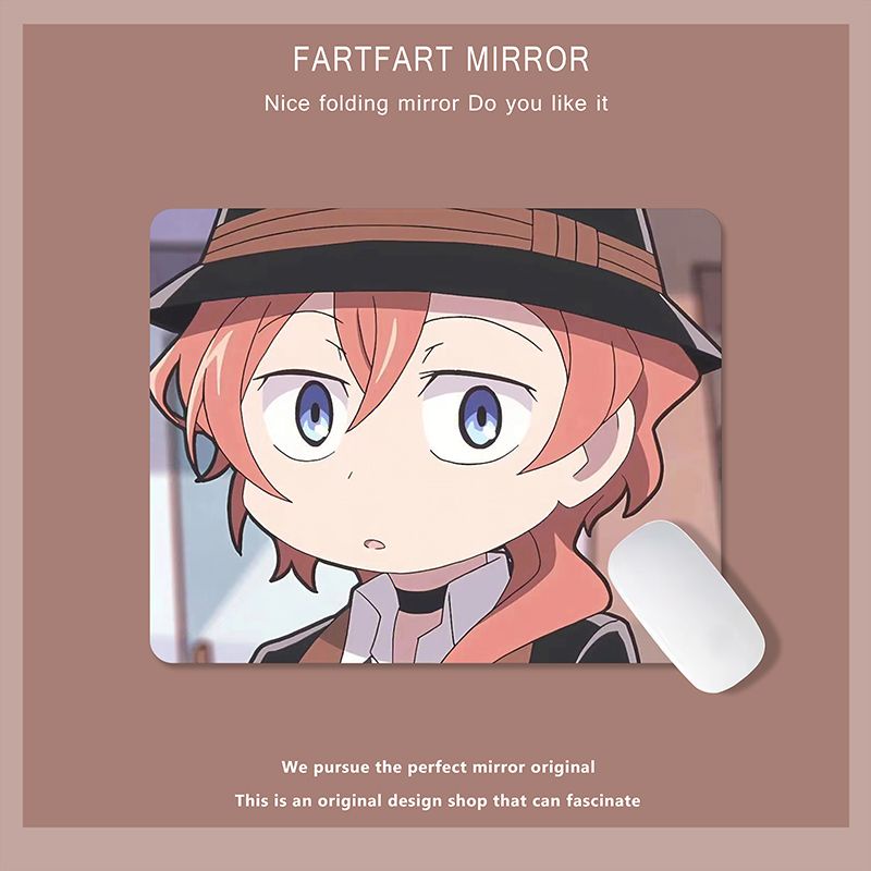 Tấm Lót Chuột Và Bàn Phím Máy Tính Dày Dặn In Hình Bungou Stray Dogs Dazai Osamu Dành Cho Học Sinh / Văn Phòng