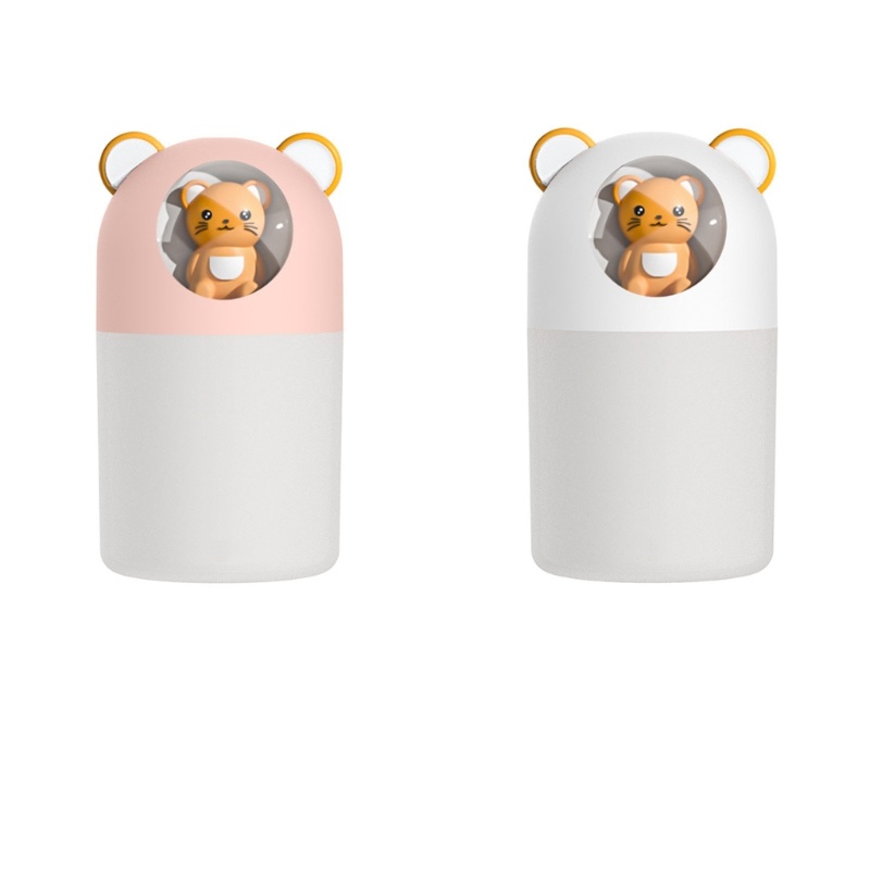 Máy Phun Sương Tạo Ẩm Dung Tích 300ml Hình Thú Cưng Dễ Thương