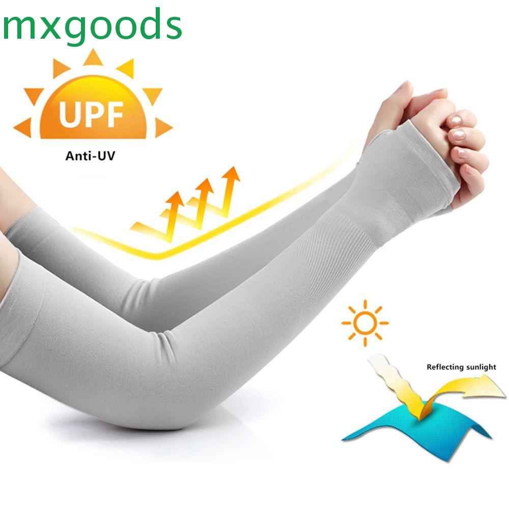 Găng Cánh Tay Thể Thao Bằng Lụa Lạnh Thoáng Khí Chống Tia UV