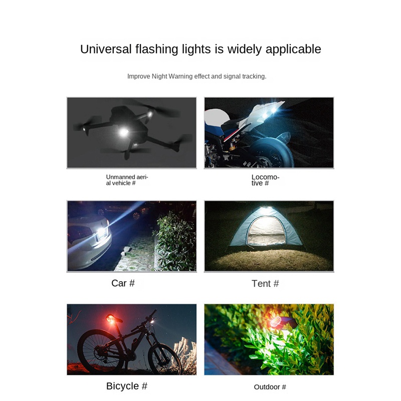 Đèn LED Không Dây Chống Va Chạm Điều Khiển Từ Xa Cho Xe Đạp Xe Máy