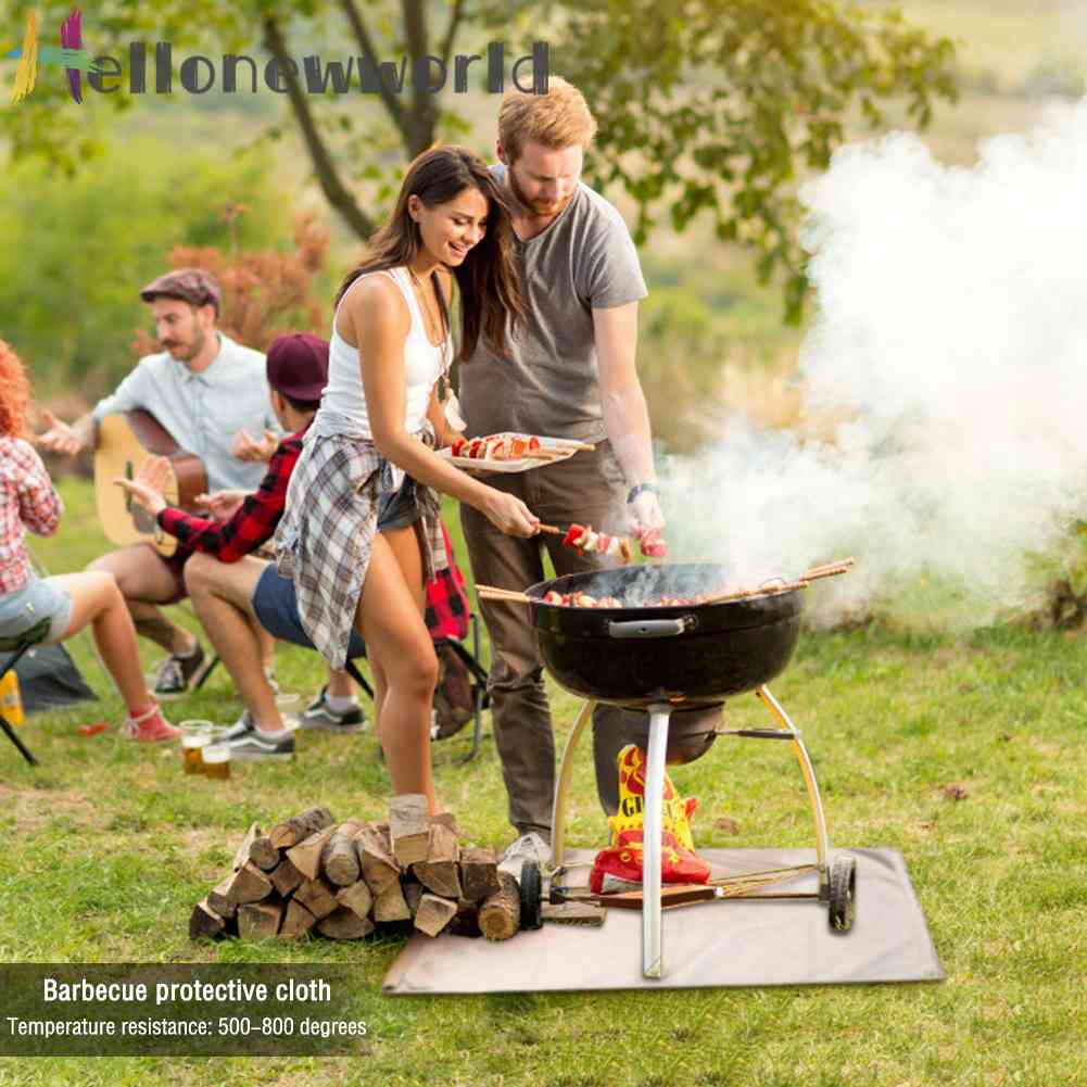 Thảm Nướng BBQ Cách Nhiệt Chống Cháy