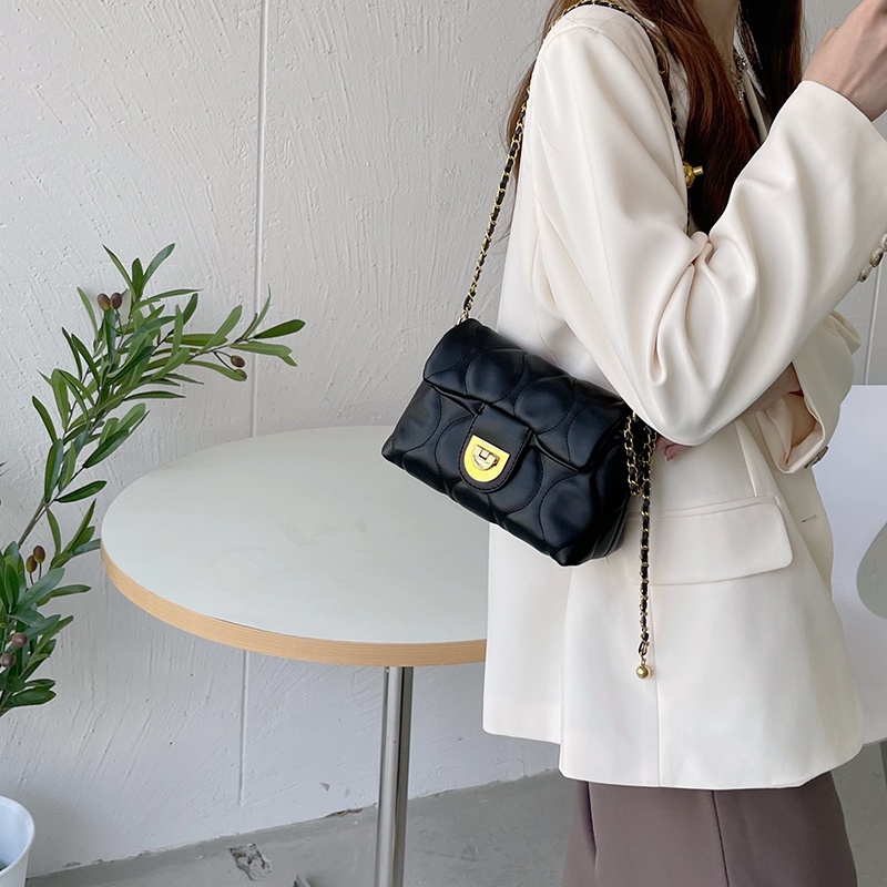 Ielgy Túi Xách Đeo Vai Dây Xích Hình Thoi Thiết Kế Đa Năng Thời Trang Cho Nữ