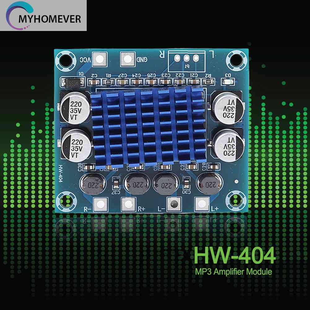 Bảng Mạch Khuếch Đại Âm Thanh Kỹ Thuật Số 30W MP3 Kênh Kép