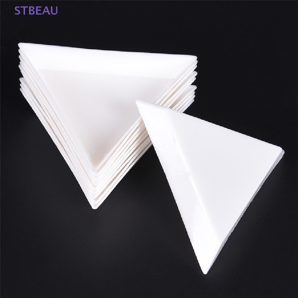 [Cxsteau] 10 Đĩa Tam Giác Bằng Nhựa Thân Thiện Với Môi Trường
