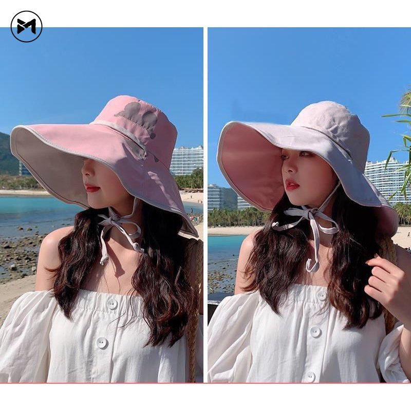 Nón Tai Bèo Rộng Vành Chống Tia UV Thời Trang Mới 2022 Cho Nữ
