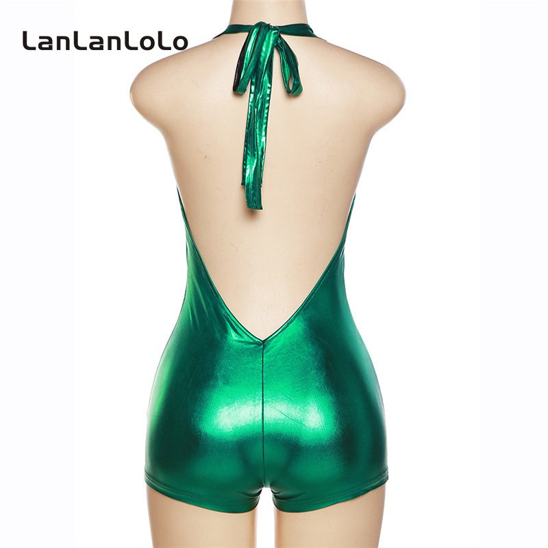 Jumpsuit Cổ Chữ V Hở Lưng Màu Trơn Thời Trang 2023 Quyến Rũ Cho Nữ | BigBuy360 - bigbuy360.vn