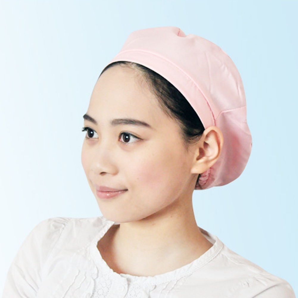 Mũ Đầu Bếp Màu Trơn Thoáng Khí Chống Bụi Đa Năng Cho Nam Và Nữ