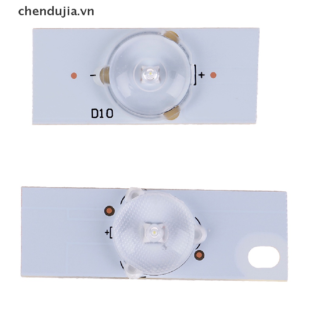 Set 20 Đèn Hạt Cườm 3V 6V SMD Kèm Lens Quang Học Chuyên Dụng Sửa Chữa TV LED 32-65 inch