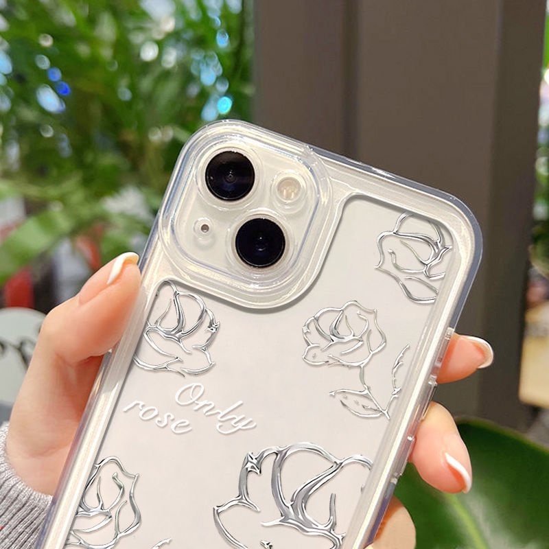 Ốp Điện Thoại Bằng TPU Mềm Trong Suốt Chống Sốc Cho iphone 14 13 12 11 Pro MAX XS MAX XR X 14 6 7 8 Plus