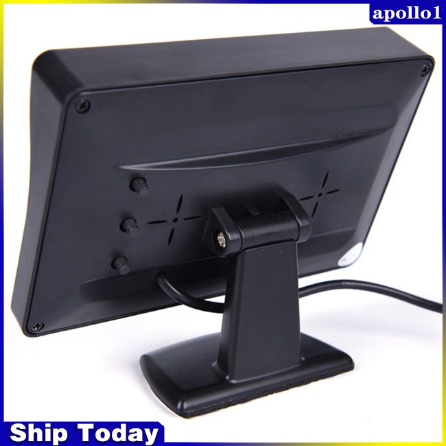 Màn Hình Tft Lcd 4.3-inch Hd Gắn Tấm Che Nắng Hai Chiều Cho Xe Hơi