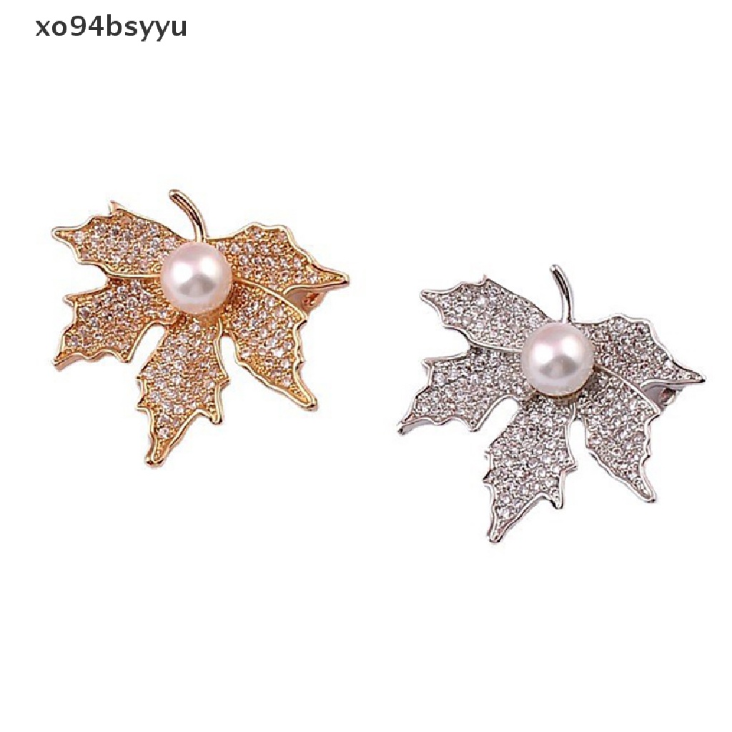 Ghim Cài Áo Hình Lá Phong Xo94Bsyu Thời Trang