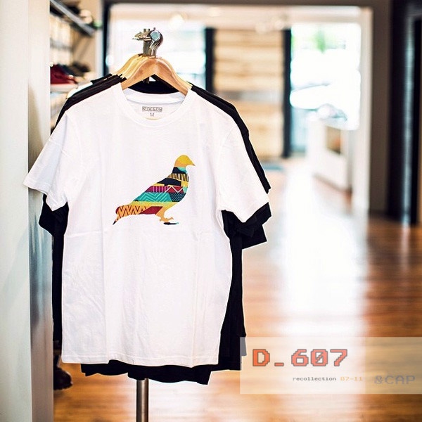 Áo Thun Ngắn Tay In Hình Chim Bồ Câu Nhiều Màu Sắc