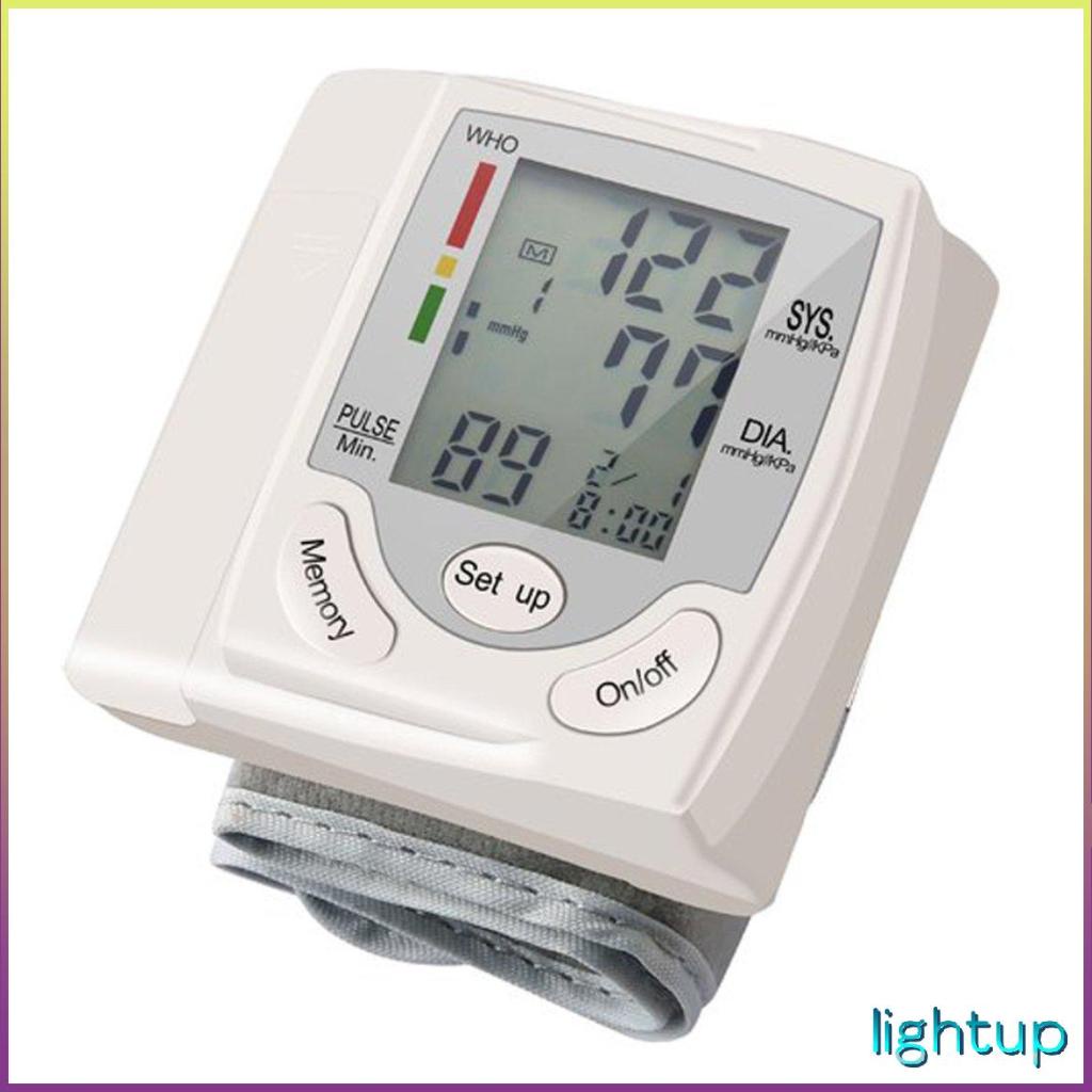 Máy đo huyết áp Màn hình đeo tay LCD kỹ thuật số Nhịp tim nhịp [K/25]