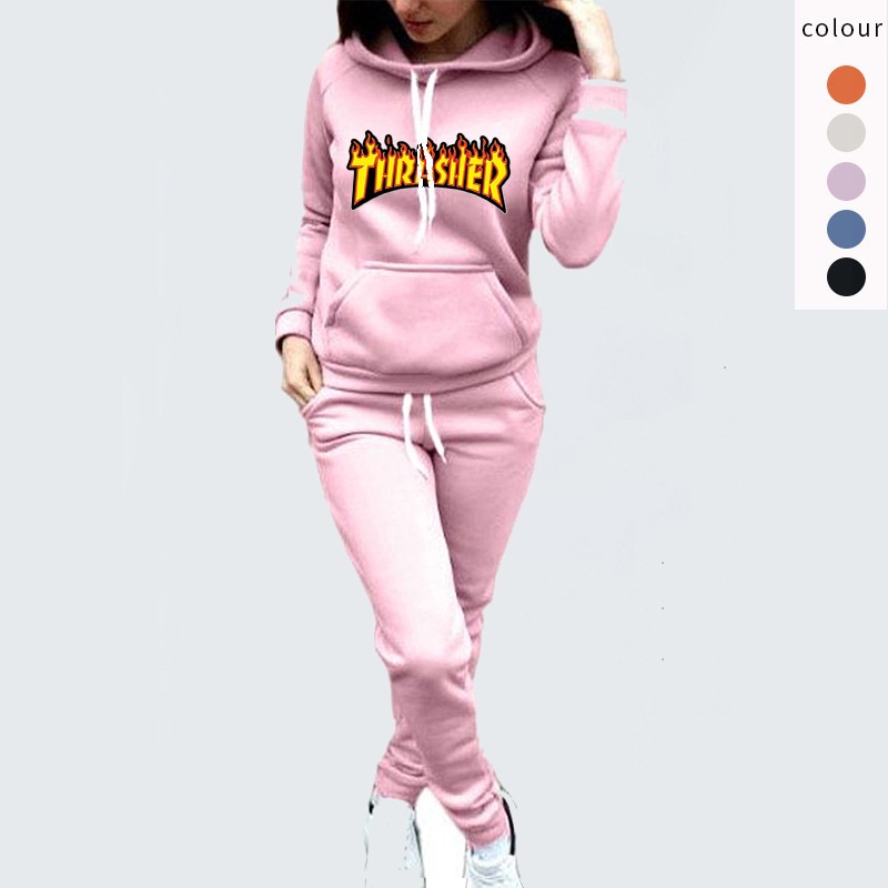 Set Áo Hoodie Và Quần Dài Phong Cách AliExpress Shopee Đông Nam Á Âu Mỹ Hàng Mới Bán Chạy