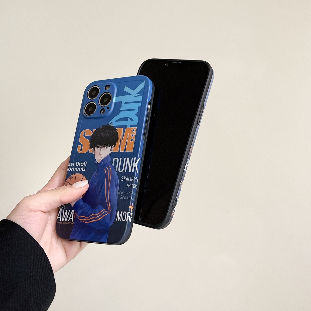 Ốp Điện Thoại Chống Sốc In Hình Hoạt Hình Slam Dunk Cho iPhone 14 13 12 11 Pro Max X XR XSMAX 7 8 Plus