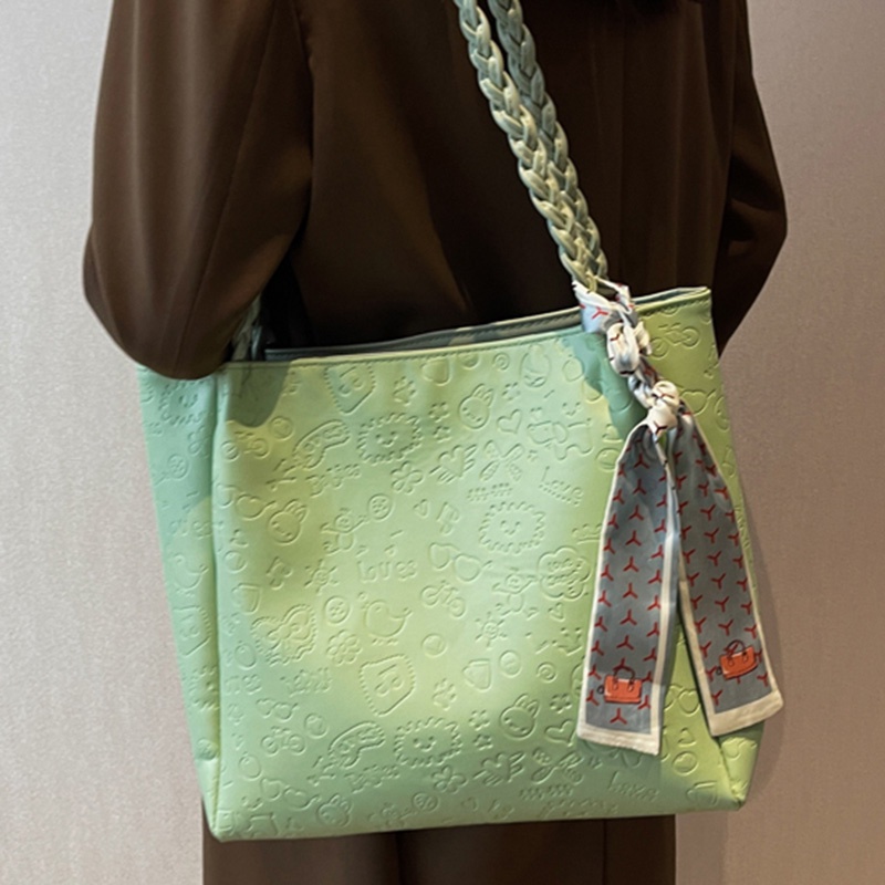 Túi Xách Đeo Vai Da Mềm Sức Chứa Lớn Thời Trang Cho Nữ