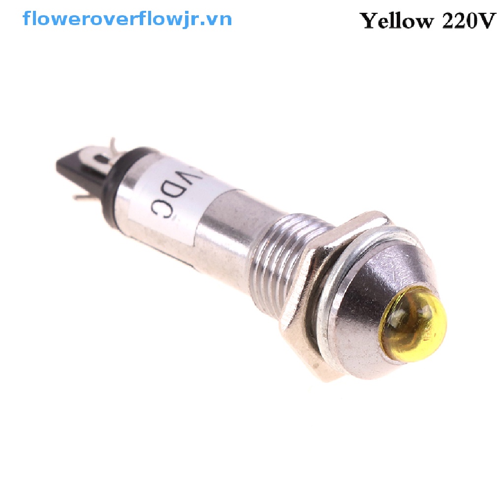 Bảng Điều Khiển Đèn LED Tín Hiệu Bằng Kim Loại 8mm 12V 220V