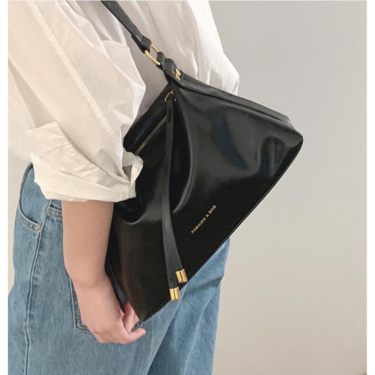 Túi Xách Đeo Vai / Đeo Dưới Cánh Tay Bằng Da PU Sức Chứa Lớn Mẫu Mới 2023 Phong Cách Hàn Quốc Cho Nữ