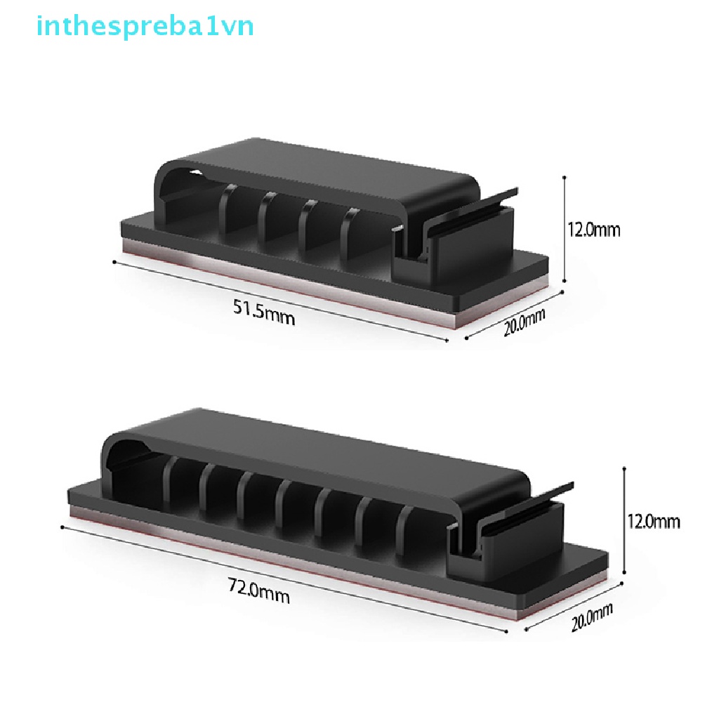 Kẹp Cố Định Dây Cáp USB Để Bàn Sắp Xếp Gọn Gàng Bảo Vệ Dây Cáp Tai Nghe Chuột [Mới]