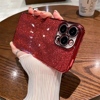 Ốp Điện Thoại Silicon Dẻo Mạ Màu Kim Tuyến Sang Trọng Cho iPhone 11 12 Pro Max 11Pro 12Pro 12Mini