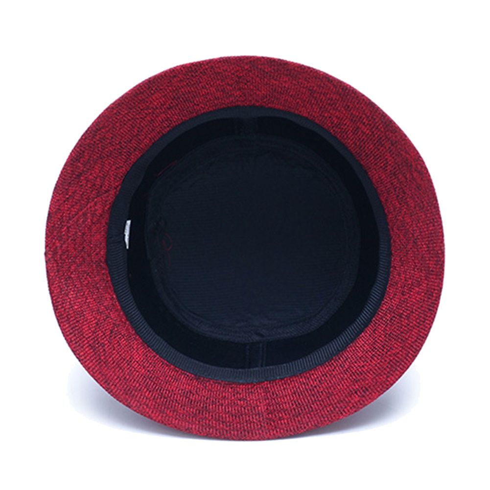 {Soltweter} Mũ Xô Fedoras Vải Lanh Màu Trơn Họa Tiết Hoa Thanh Lịch Cho Nữ