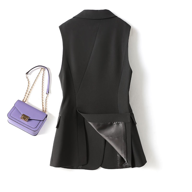 Áo Khoác Vest Không Tay Dáng Ôm Thời Trang Xuân Hè Hàng Mới Dành Cho Bạn Nữ