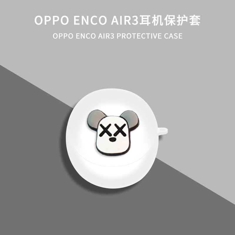 Vỏ Bảo Vệ Hộp Sạc Tai Nghe OPPO ENCO AIR 3 Bằng Silicon Mềm Họa Tiết Hoạt Hình Anime