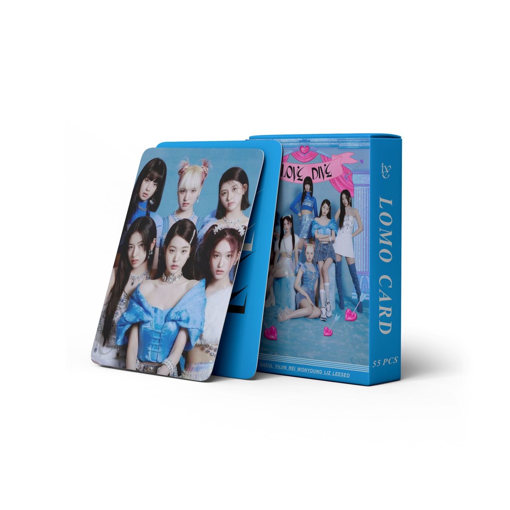 Hộp Lomo ảnh 55 tấm IVE 2023 SEASON'S GREETINGS Album ELEVEN Photocard After Like & IVE Love Dive