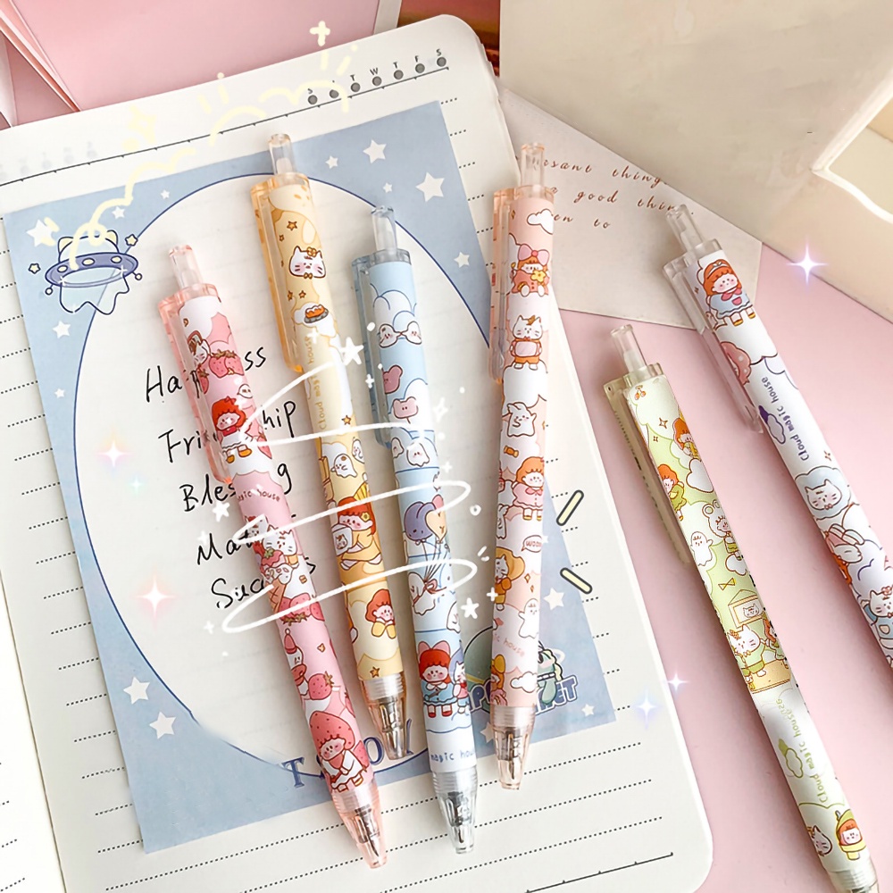 Bút Bi Họa Tiết Hoạt Hình Phong Cách Nhật Bản