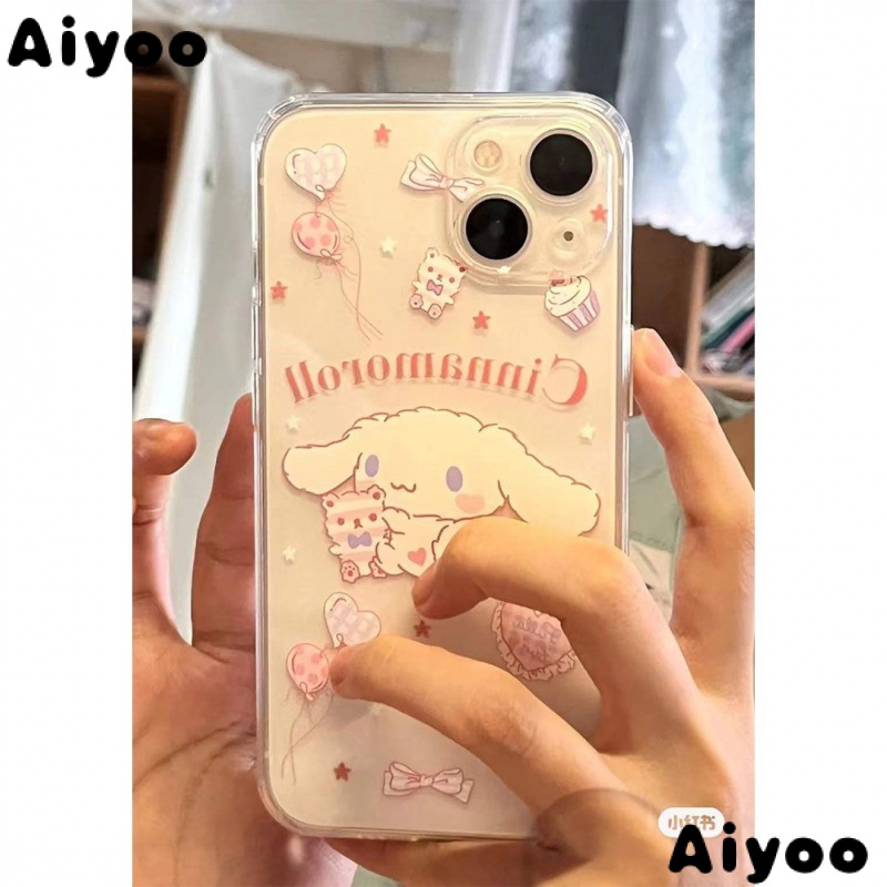 ✅Ốp Điện Thoại Dẻo Trong Suốt Họa Tiết Chú Chó Tai To Dễ Thương Cho iPhone14 / 11Pro X XSMAX XR 8pins 12 / 13 OI98