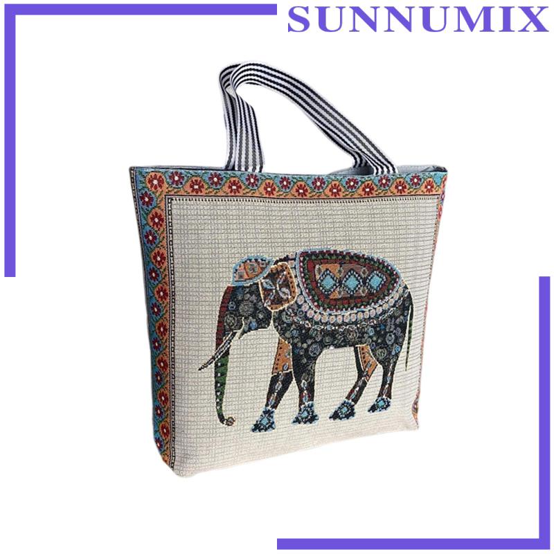 Túi Vải Canvas Đeo Dưới Cánh Tay Trọng Lượng Nhẹ Có Khóa Kéo Cho Nữ