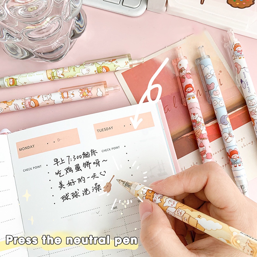 Bút Bi Họa Tiết Hoạt Hình Phong Cách Nhật Bản