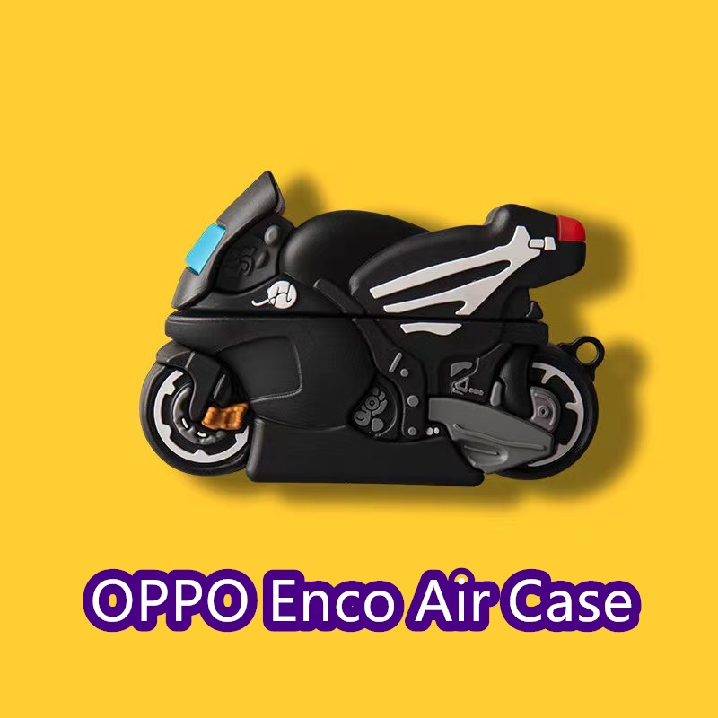 Hàng Có Sẵn! Vỏ Bảo Vệ Hộp Sạc Tai Nghe OPPO Enco Air Màu Trơn Họa Tiết Hoạt Hình Dễ Thương