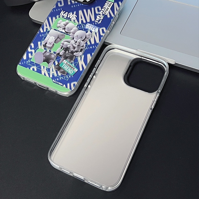 Ốp Điện Thoại Tpu Dẻo Họa Tiết Hoạt Hình KAWS Dễ Thương Cho iphone 14 13 Pro Max 12 11