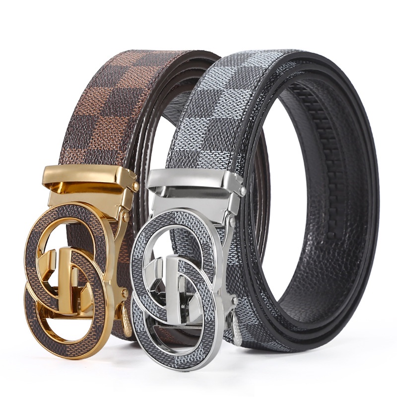 Thắt Lưng Da PU In Chữ Phong Cách Doanh Nhân Thời Trang Năm 2023 Cho Nam