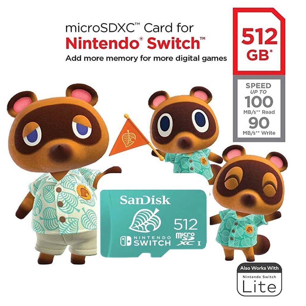 SanDisk Nintendo Switch Micro SD Memory Card 64GB /128GB /256GB /521GB NS SD Card New