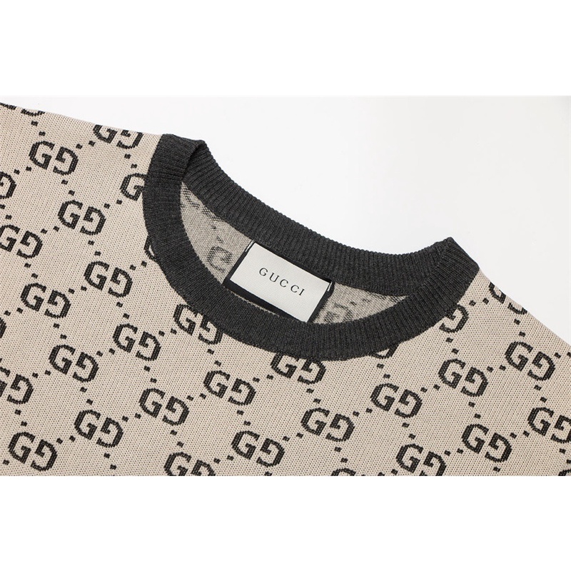 Áo Thun Cotton Jacquard Tay Ngắn In Chữ G Bán Chạy Nhất Cho Nam Và Nữ Plus Size