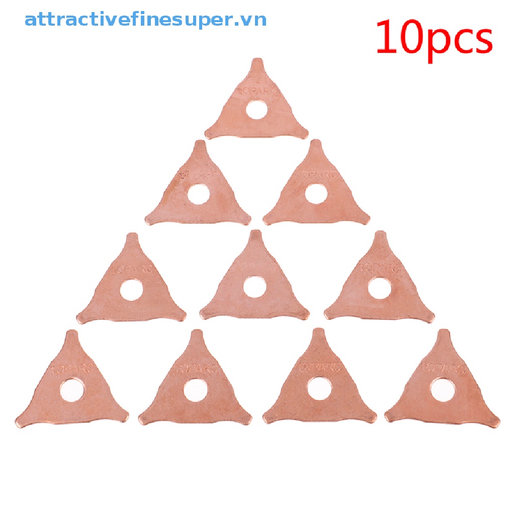 10 Miếng Đệm Vệ Sinh Vết Lõm Xe Hơi Hình Tam Giác