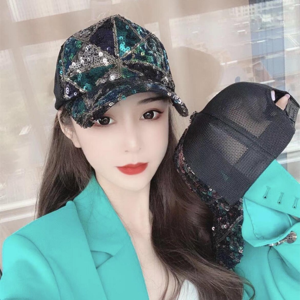 Mũ Lưỡi Trai Thoáng Khí Phong Cách Âu Mỹ Nhật Hàn Thời Trang Xuân Hè Cho Nữ